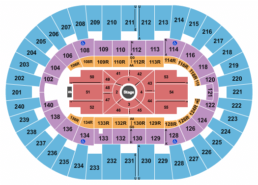 North Charleston Coliseum Nate Bargatze Seating Chart